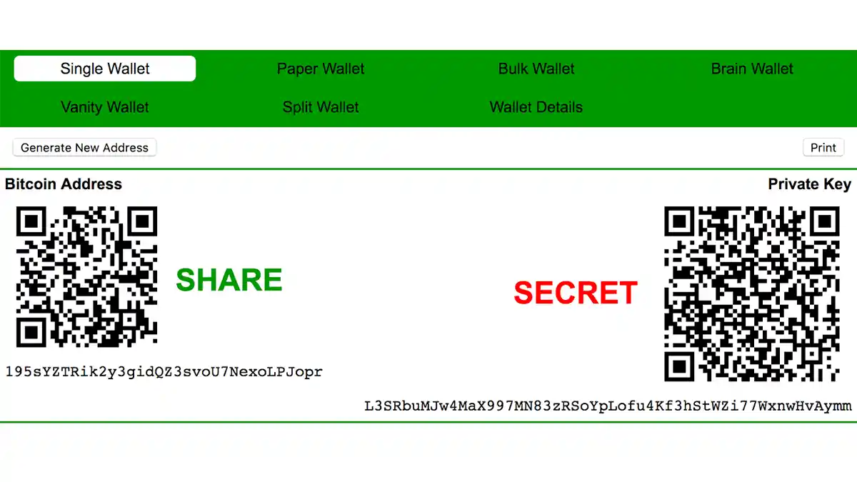 How to send bitcoins from a paper wallet